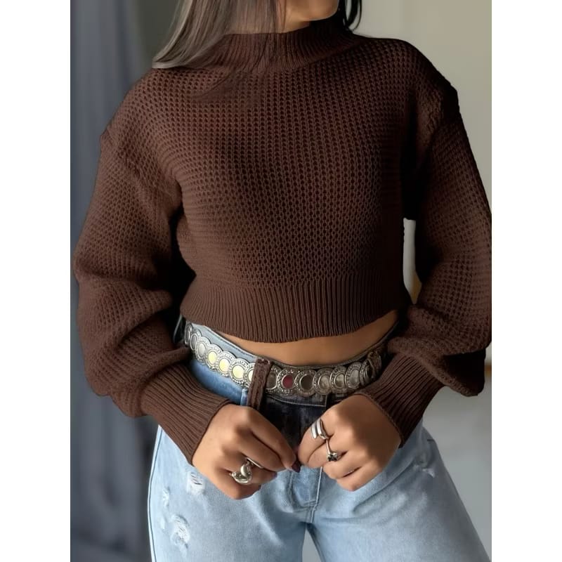 Blusa feminina tricôt