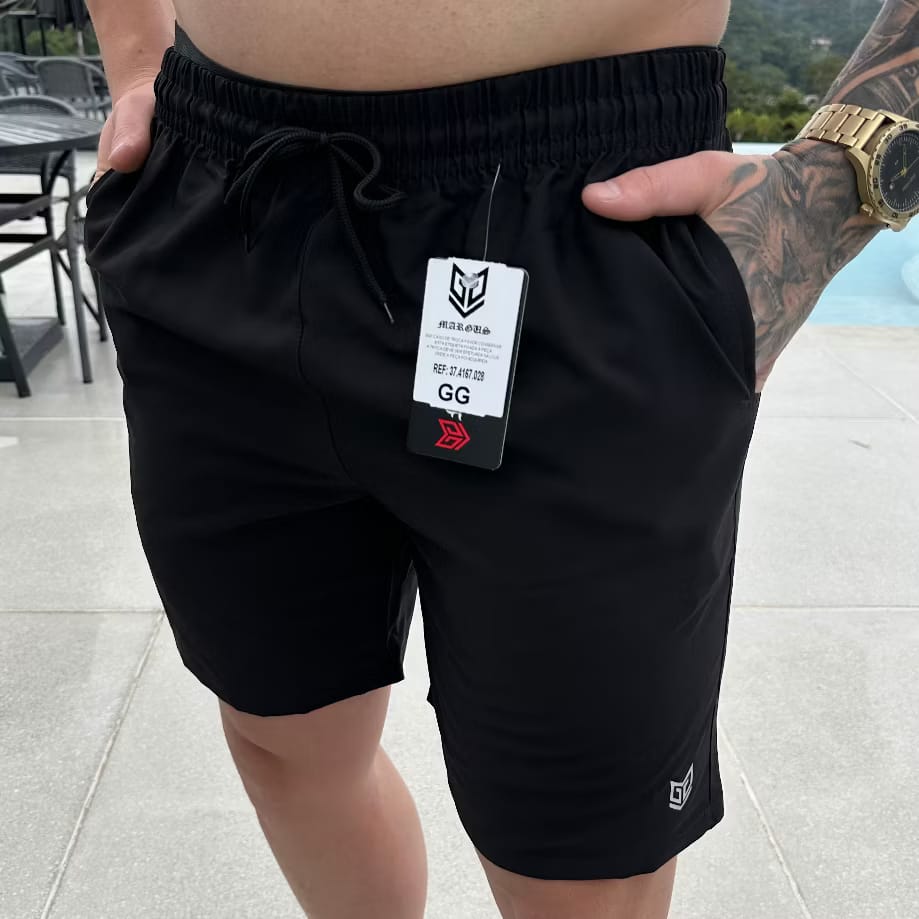 Shorts masculino tactel